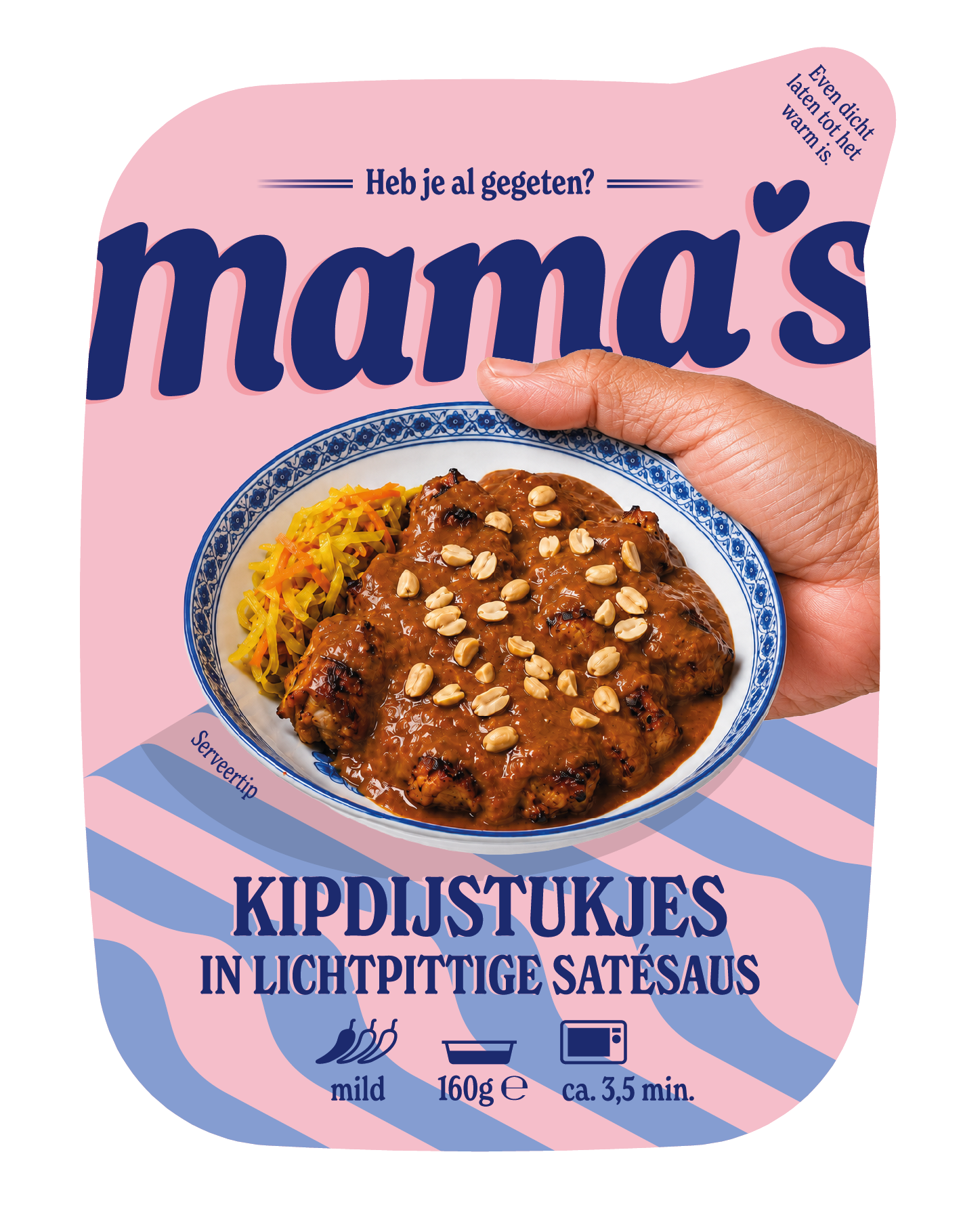 Kipdijstukjes in satésaus